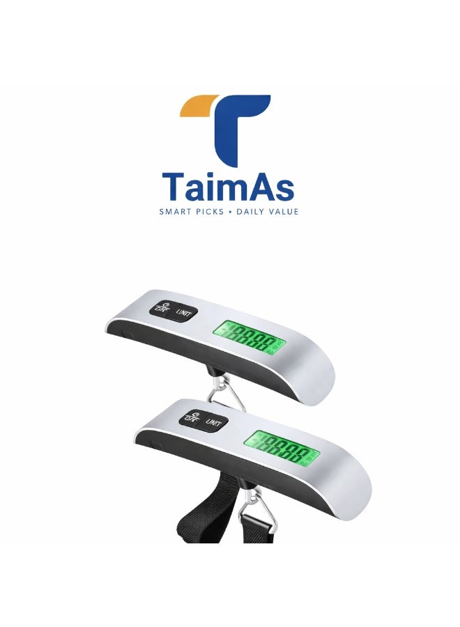 TaimAs 🧳 TaimAs Hand-Powered Digital Luggage Scale – 50kg / 110lb - Image 1